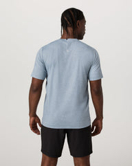 Short Sleeve Everyday Tee Men's Sea Glass Heather Tee | Vuori for sale