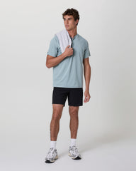 Short Sleeve Viewpoint Henley Mist | Vuori shop