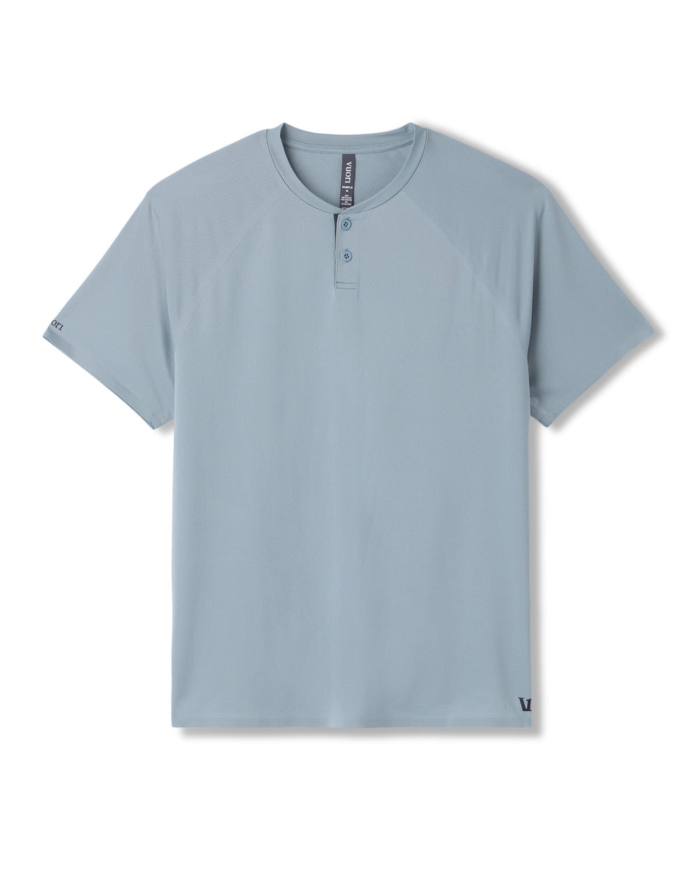 Short Sleeve Viewpoint Henley Mist | Vuori shop
