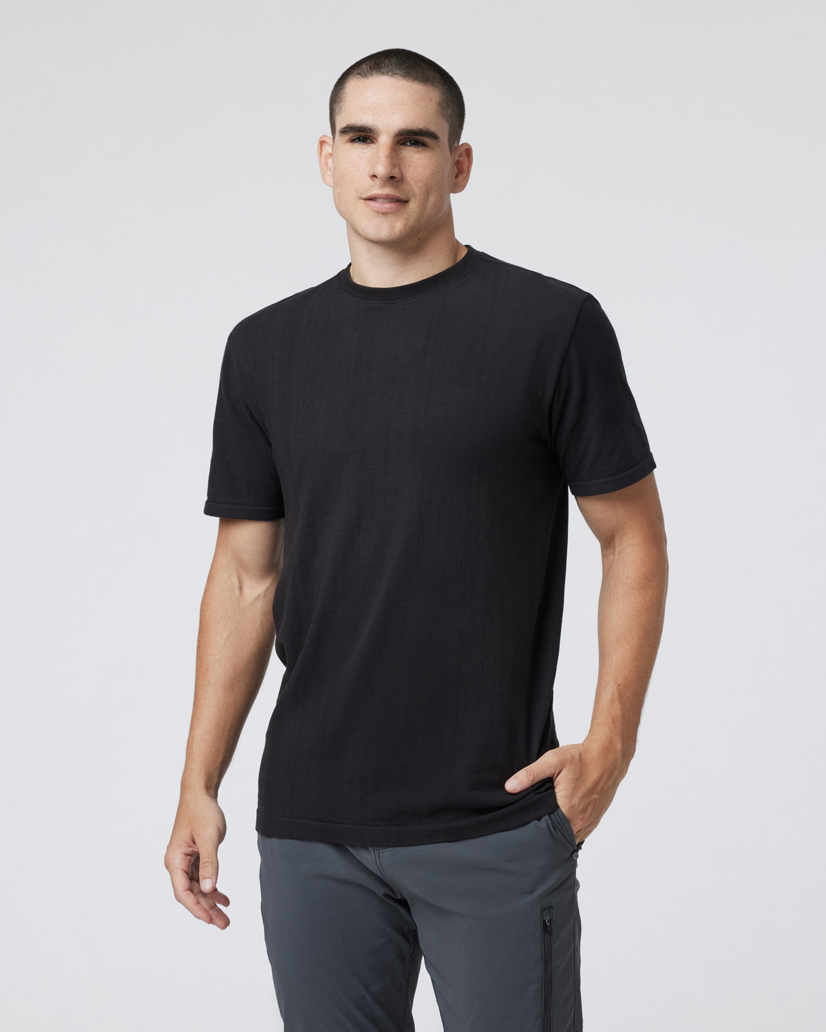 Weston Seamless Tee Men's Black Short Sleeve Tee | Vuori sale