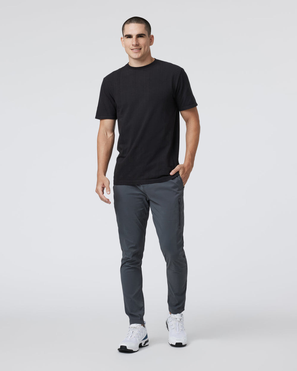Weston Seamless Tee Men's Black Short Sleeve Tee | Vuori sale