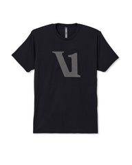 V1 Logo Tee Men's Black Graphic Tee | Vuori online