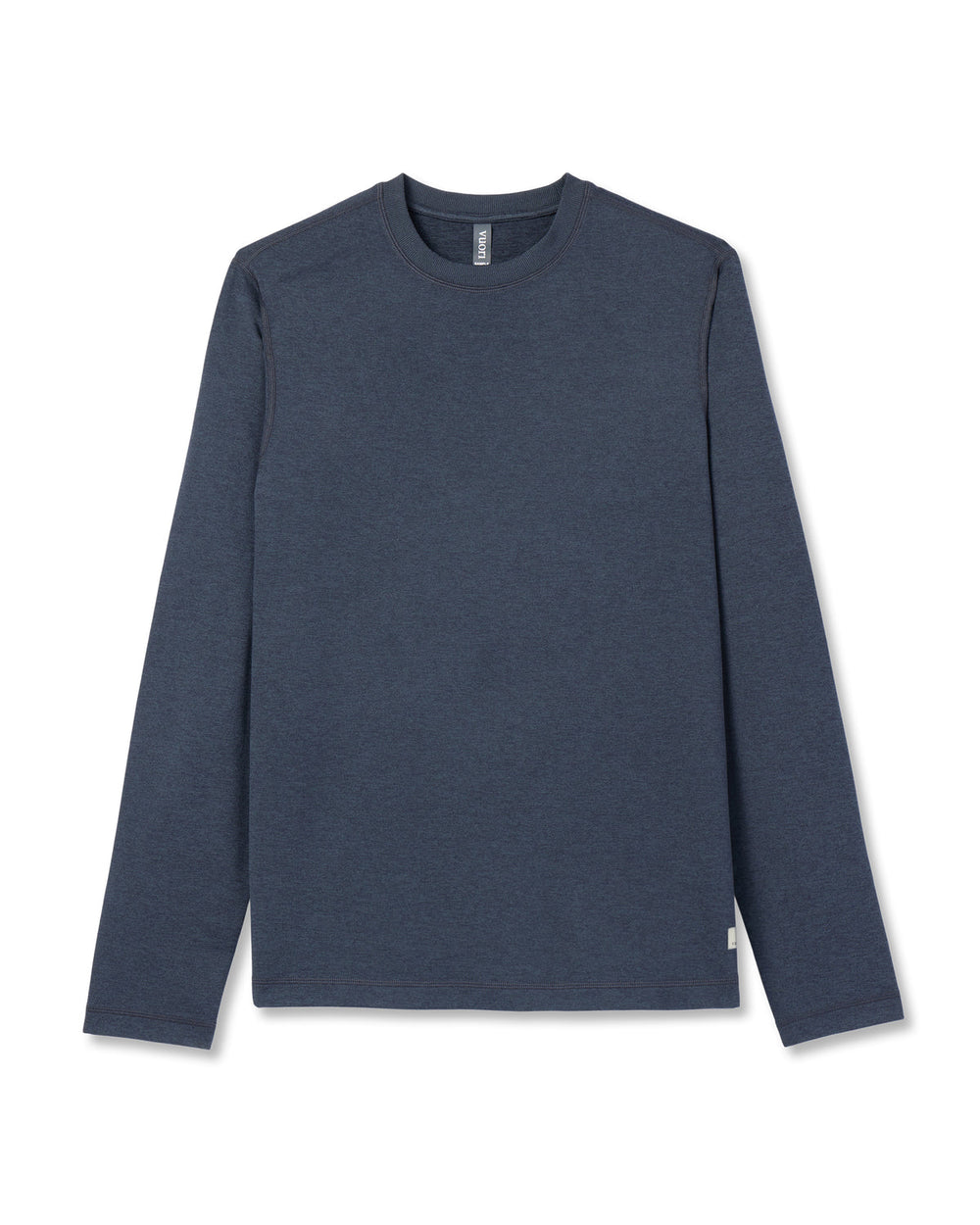 Long Sleeve Ponto Performance Tee Midnight Heather | Vuori for sale