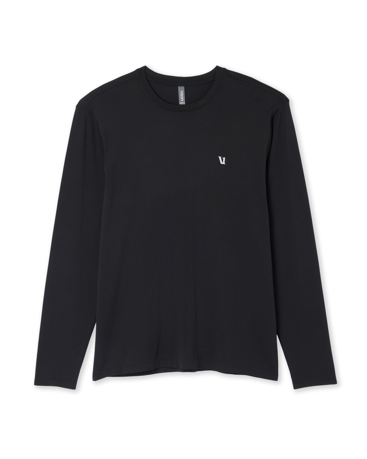 Men's Long Sleeve Clearview Seamless Tee Black | Vuori sale