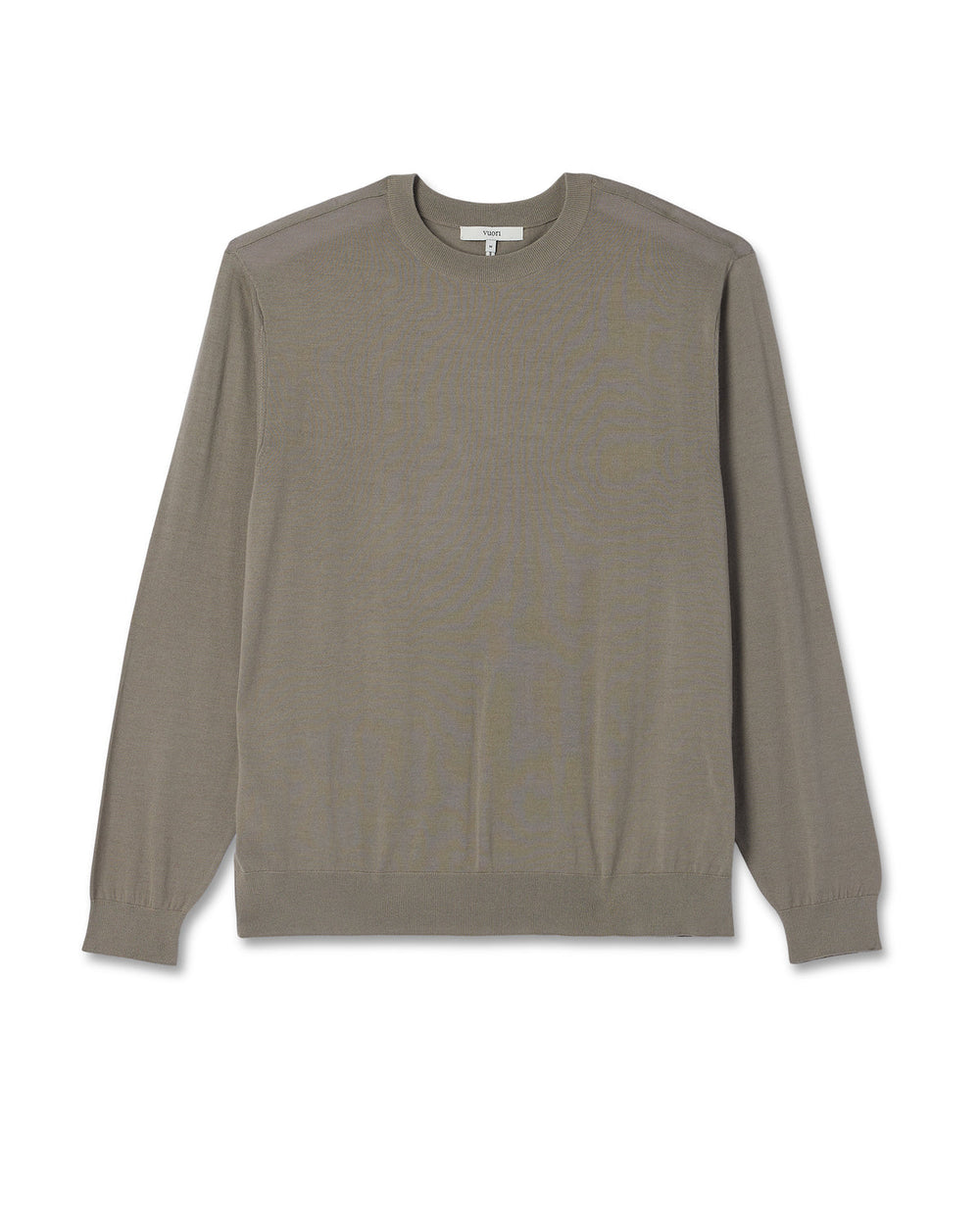 Merino Fine Gauge Wool Sweater Men's Taupe Sweater | Vuori shop