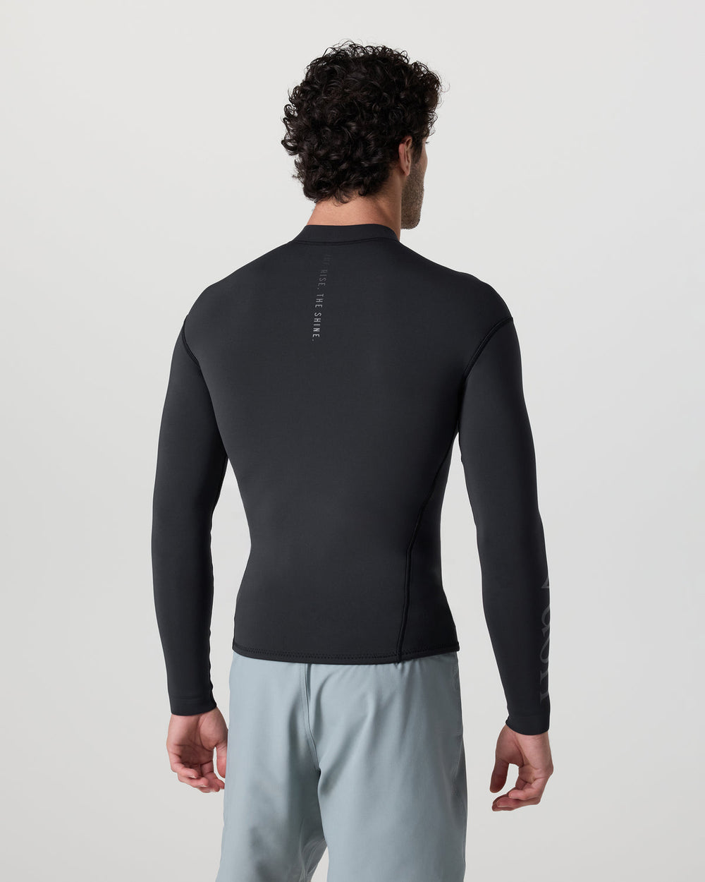 Long Sleeve Yulex Wetsuit Top Washed Black | Vuori for sale