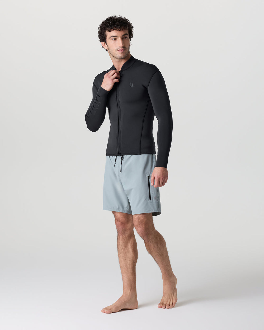 Long Sleeve Yulex Wetsuit Top Washed Black | Vuori for sale