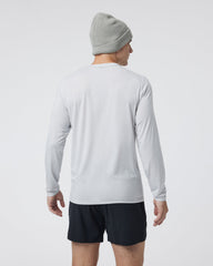 Long Sleeve Current Tech Tee Frost Grey | Vuori onsale