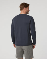 Long Sleeve Men's Feather Tee Navy | Vuori for sale