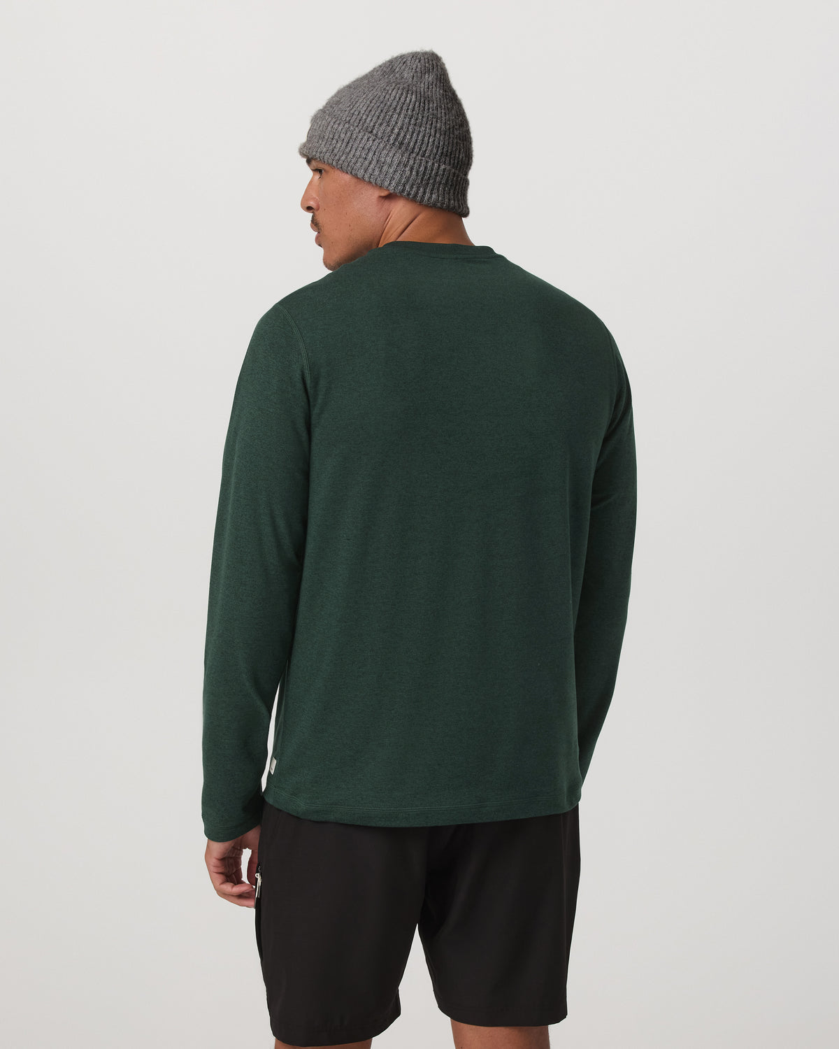 Long Sleeve Ponto Performance Tee Evergreen Heather | Vuori discount