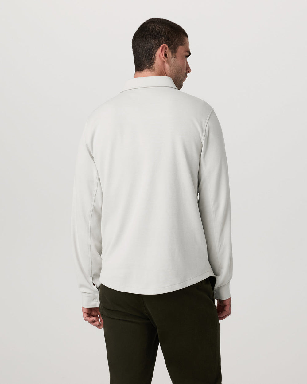 Jeffreys Overshirt Men's Winter Grey Heather Shirt | Vuori shop