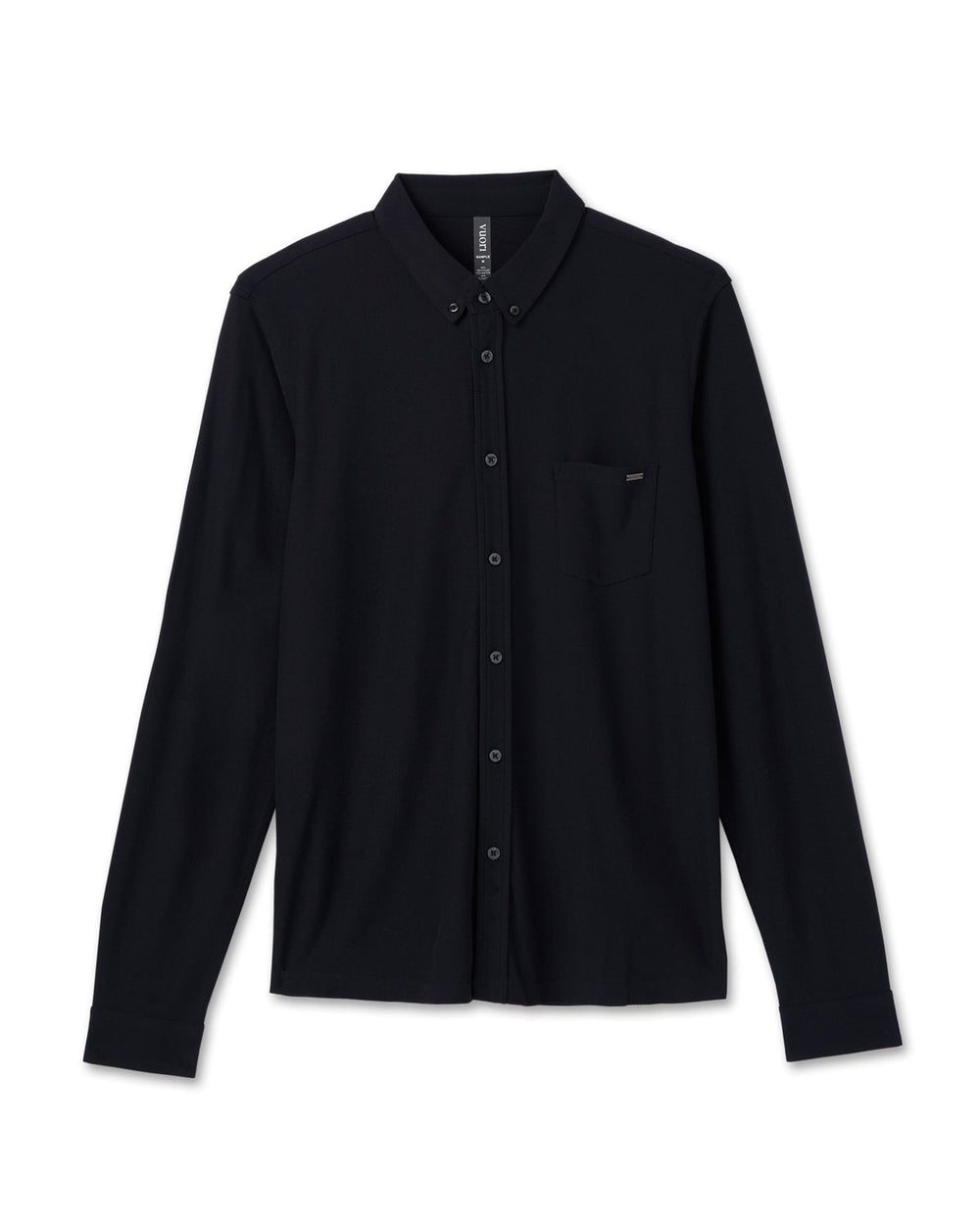 Long Sleeve Ace Button Down Men's Black Shirt | Vuori for sale