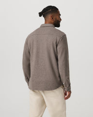 Long Sleeve Altitude Wool Shirt - Relaxed Phantom Grey | Vuori discount