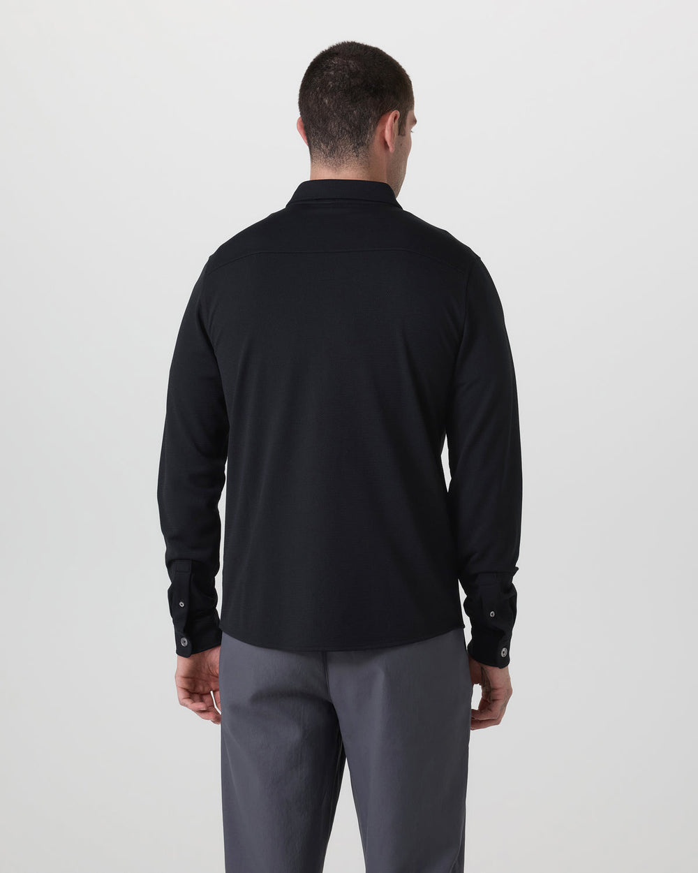 Long Sleeve North Beach Button Down Black | Vuori outlet
