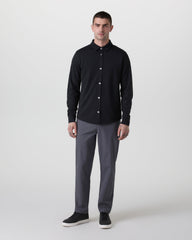 Long Sleeve North Beach Button Down Black | Vuori outlet