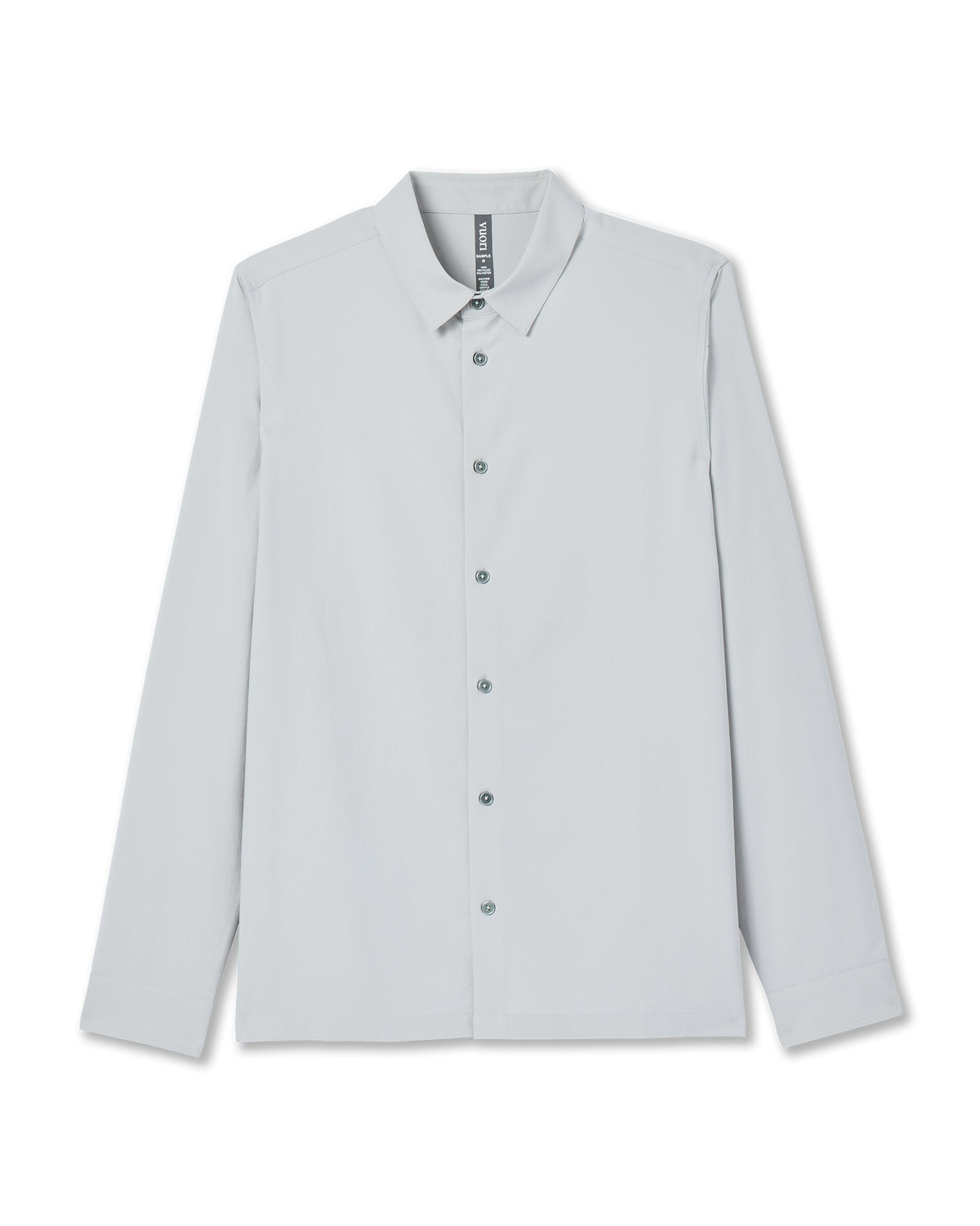 Long Sleeve Manhattan Button Down Sky Grey | Vuori shop