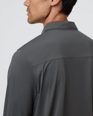Long Sleeve TravelLite Button Down Dark Pewter | Vuori sale