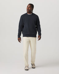 Midweight Rib Sweater Men's Navy Ribbed Knit Sweater | Vuori sale