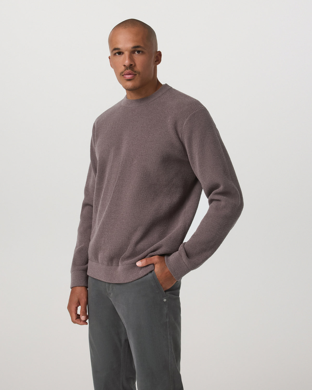 Midweight Rib Sweater Men's Timber Ribbed Knit Sweater | Vuori onsale