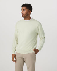 Men's Merino Fine Gauge Wool Sweater Sandalwood | Vuori online