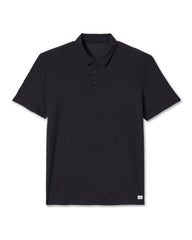 Strato Tech Polo Men's Black Polo Shirt | Vuori outlet