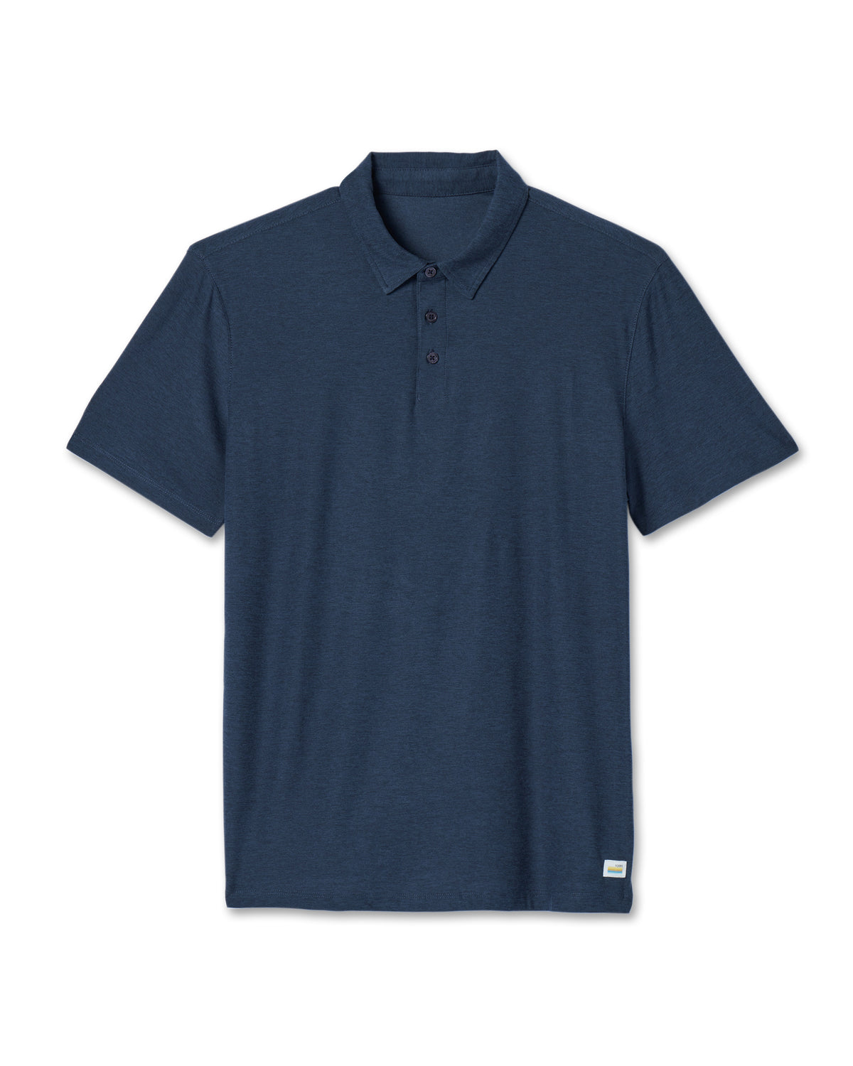 Strato Tech Polo Men's Navy Heather Polo | Vuori shop