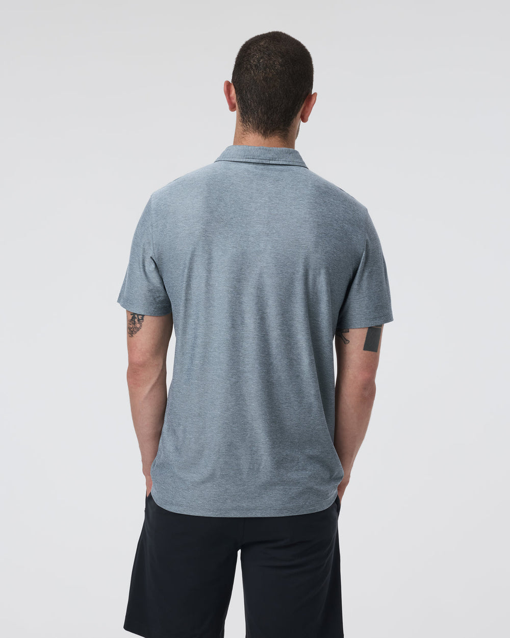 Strato Tech Polo Men's Mist Heather Polo | Vuori for sale