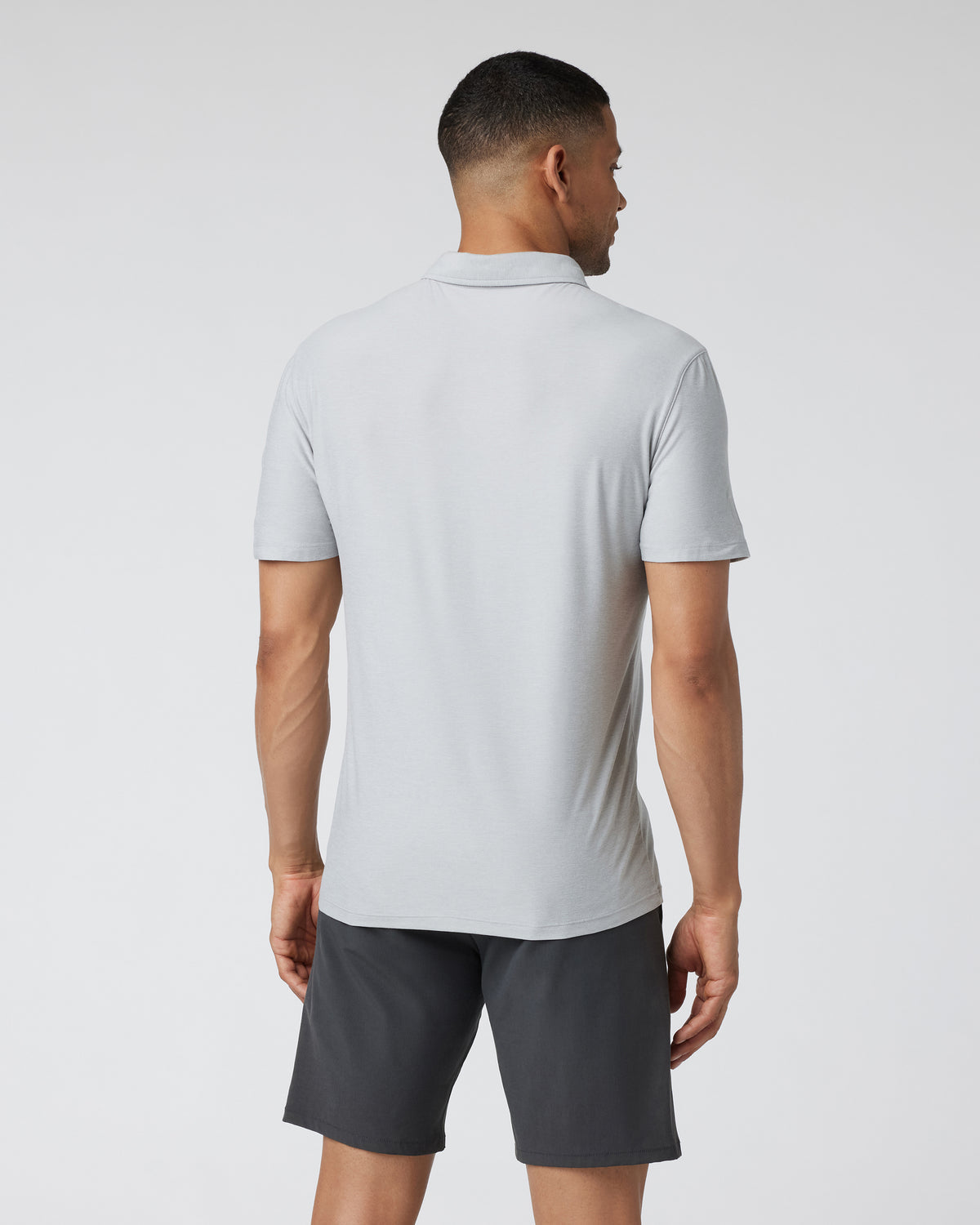Strato Tech Polo Platinum Heather | Vuori discount
