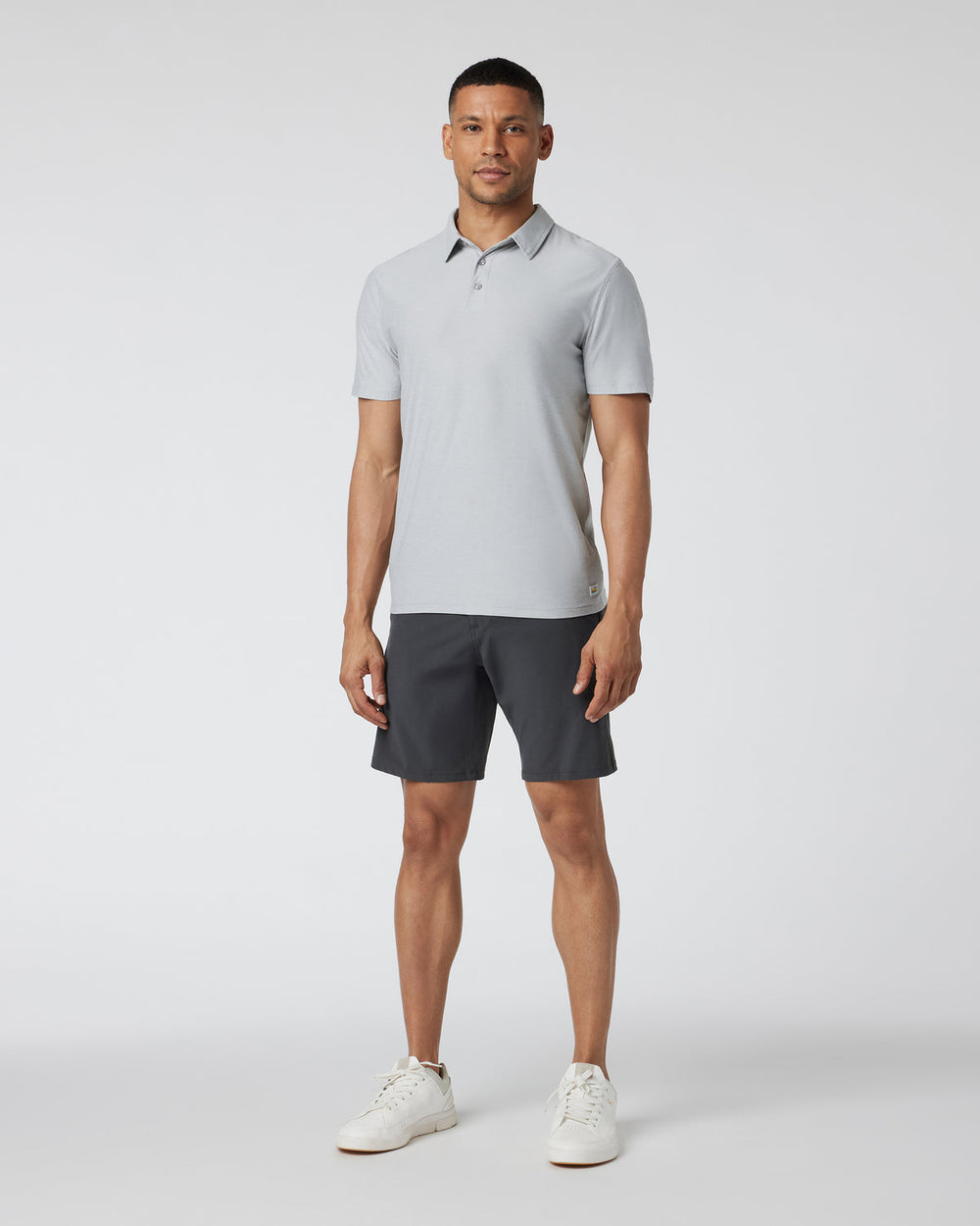 Strato Tech Polo Platinum Heather | Vuori discount
