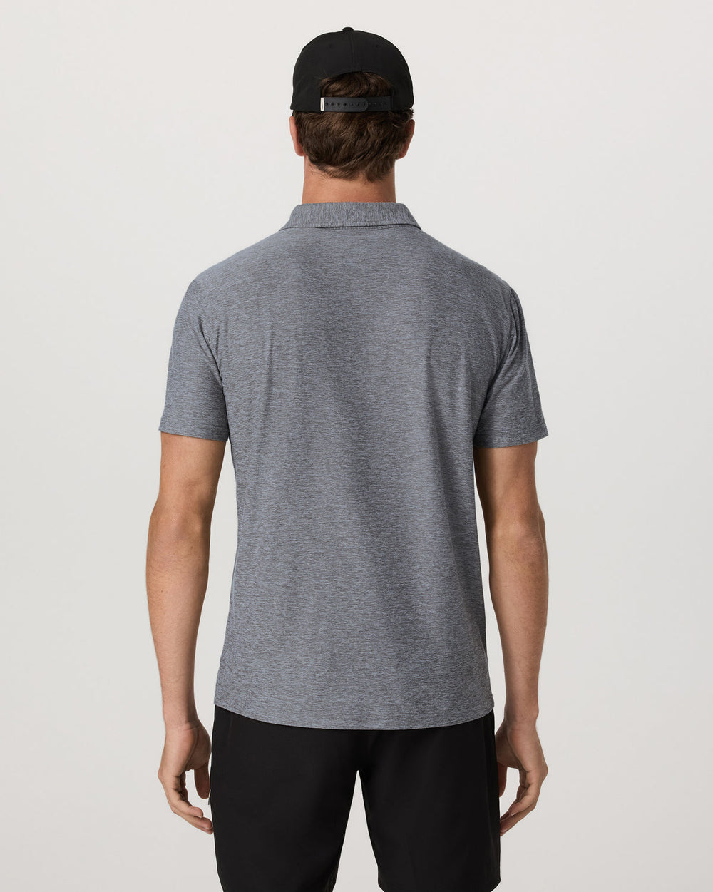 Strato Tech Polo Men's Heather Grey Polo Shirt | Vuori shop