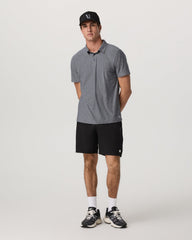 Strato Tech Polo Men's Heather Grey Polo Shirt | Vuori shop
