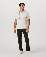 Men's Short Sleeve Ponto Performance Polo Salt Heather | Vuori discount