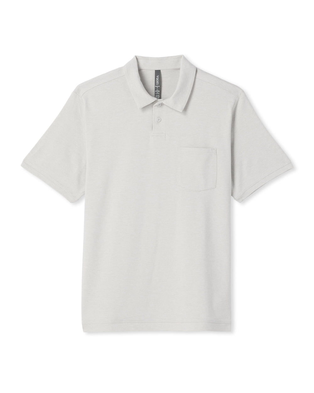 Men's Short Sleeve Ponto Performance Polo Salt Heather | Vuori discount