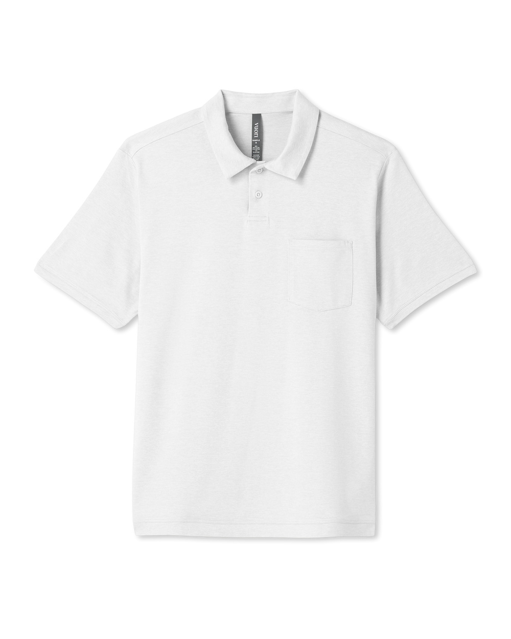 Men's Short Sleeve Ponto Performance Polo White | Vuori outlet