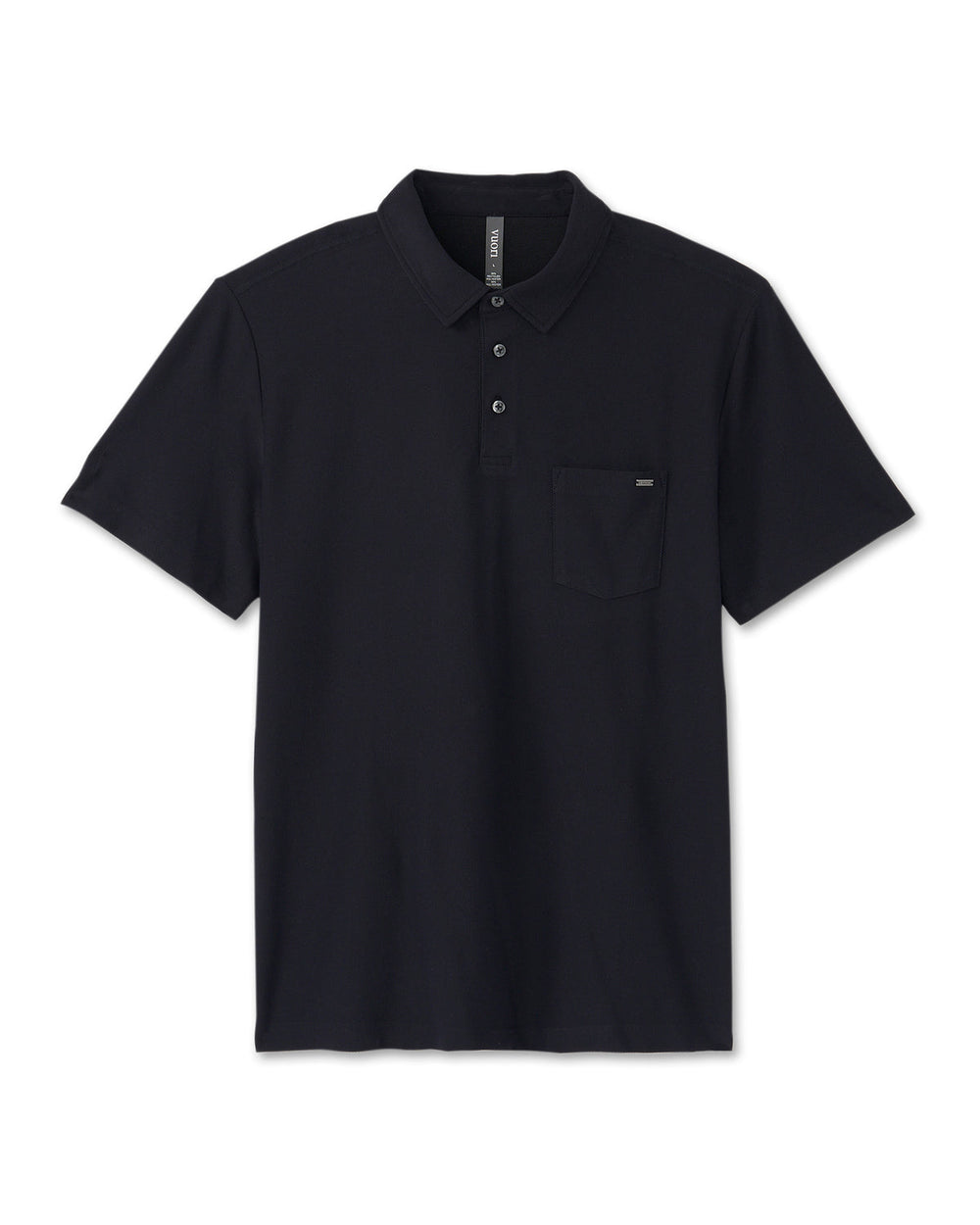 Ace Polo Men's Black Polo Clothing | Vuori shop