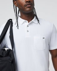 Ace Polo Men's White Polo Shirt | Vuori sale