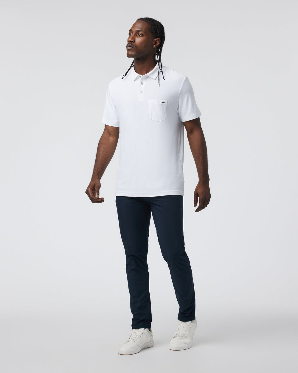 Ace Polo Men's White Polo Shirt | Vuori sale