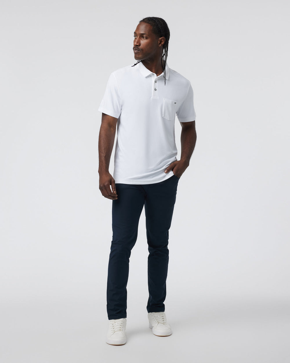Ace Polo Men's White Polo Shirt | Vuori sale