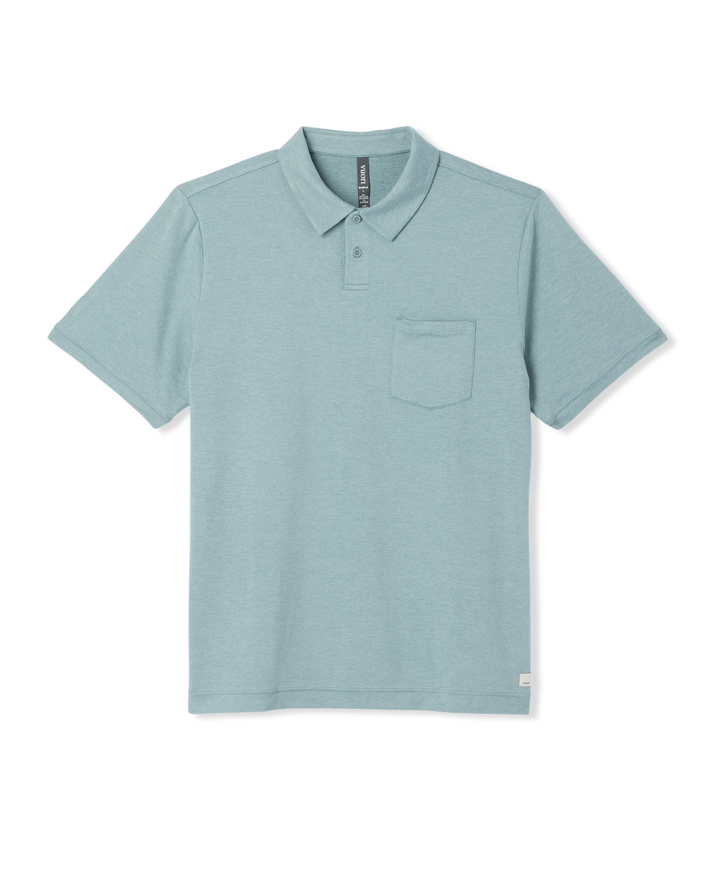 Short Sleeve Ponto Performance Polo Misty Blue Heather | Vuori online