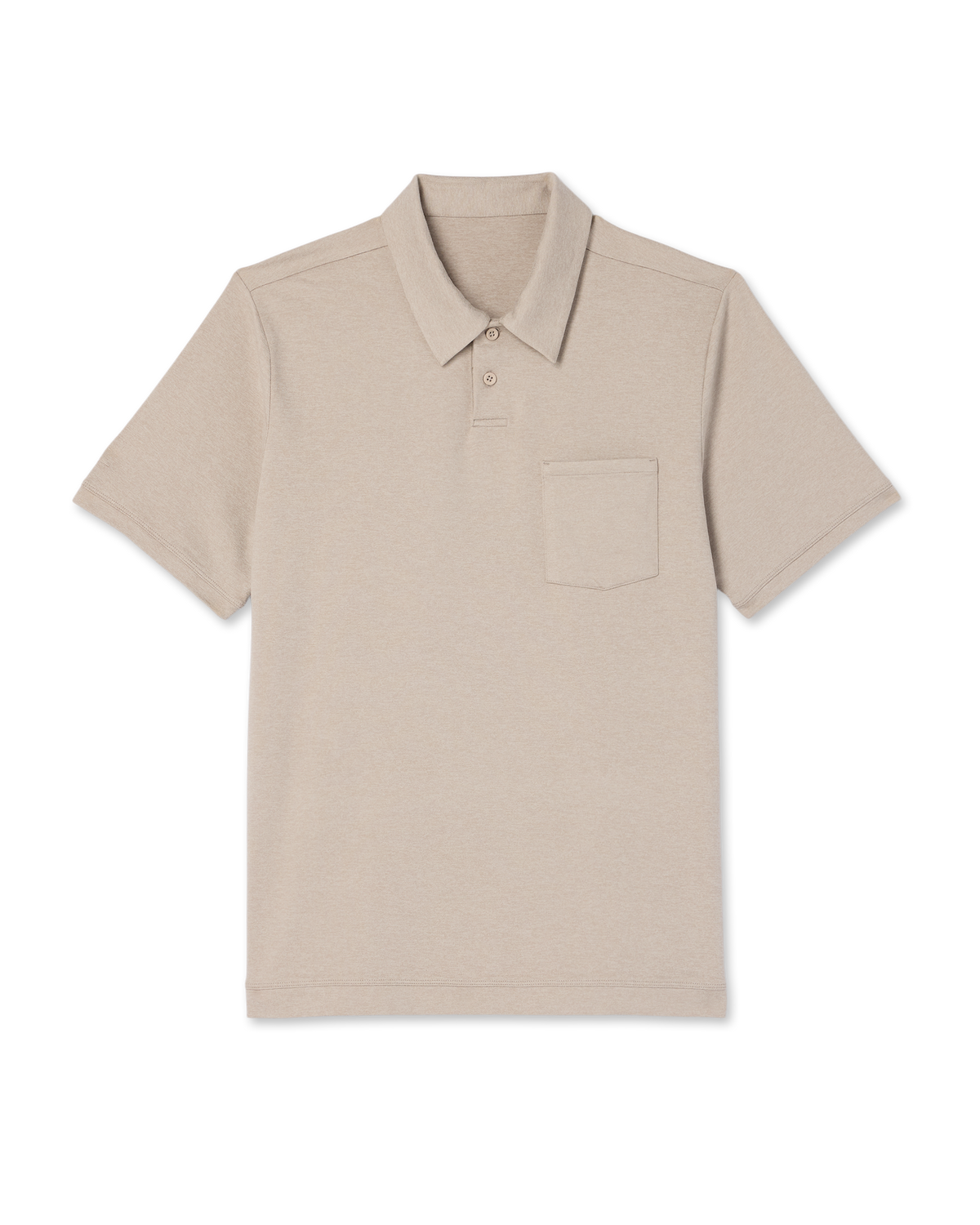 Short Sleeve Ponto Performance Polo Dark Salt Heather | Vuori sale