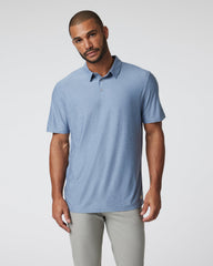 Strato Tech Polo Men's Chambray Heather Polo | Vuori onsale