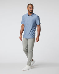 Strato Tech Polo Men's Chambray Heather Polo | Vuori onsale