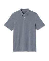 Knit Twill Polo Men's Heather Grey Golf Polo | Vuori outlet