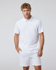 Gamepoint Polo Men's White Tennis Shirt | Vuori shop