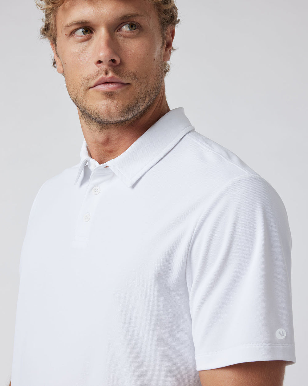 Gamepoint Polo Men's White Tennis Shirt | Vuori shop