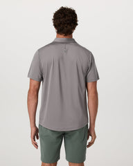 Short Sleeve Viewpoint Polo 2.0 Men's Cavern Grey Shirt | Vuori discount