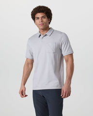Short Sleeve Ponto Performance Polo Frost Grey Heather | Vuori sale