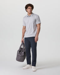 Short Sleeve Ponto Performance Polo Frost Grey Heather | Vuori sale