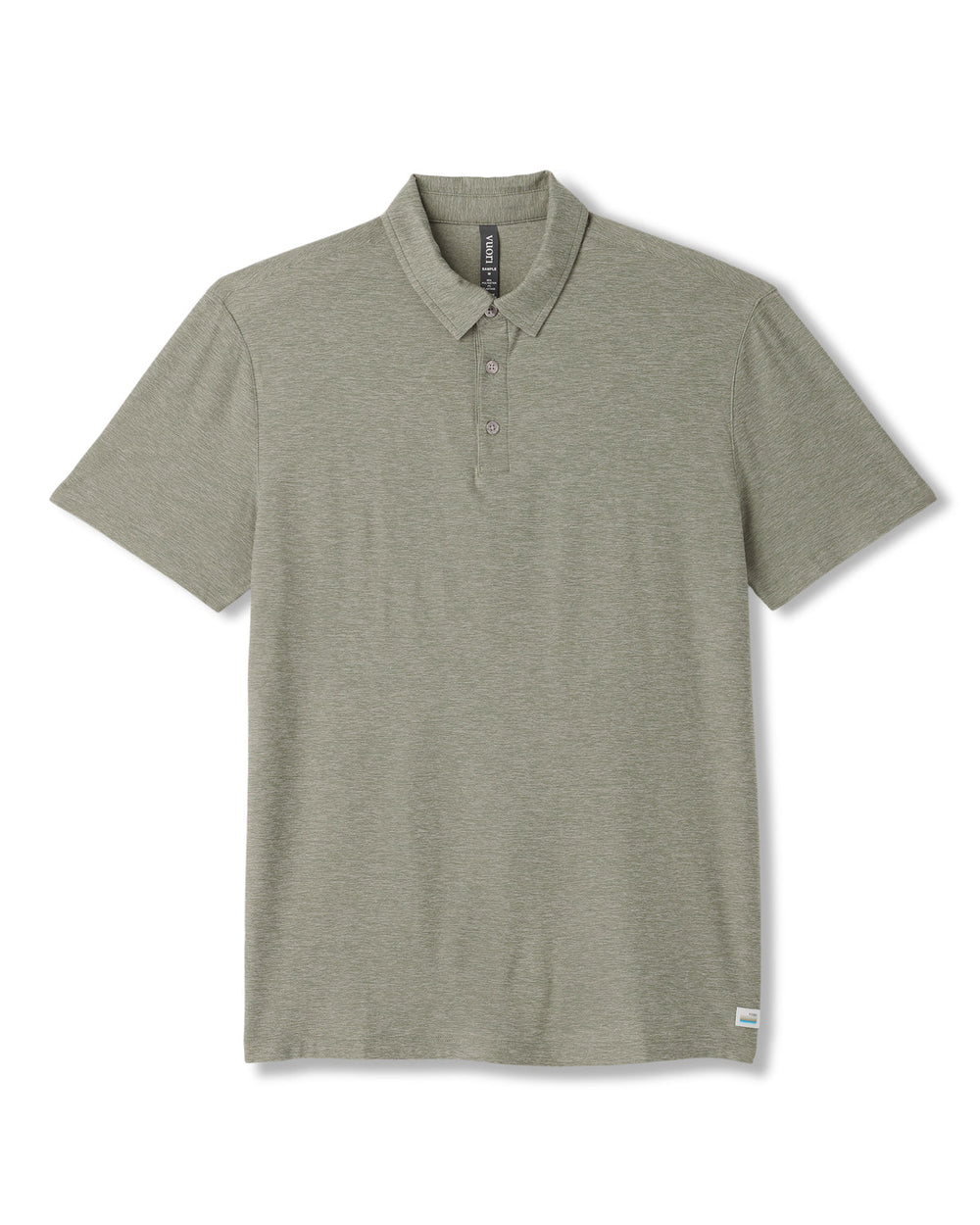 Strato Tech Polo Men's Agave Green Heather Polo | Vuori onsale