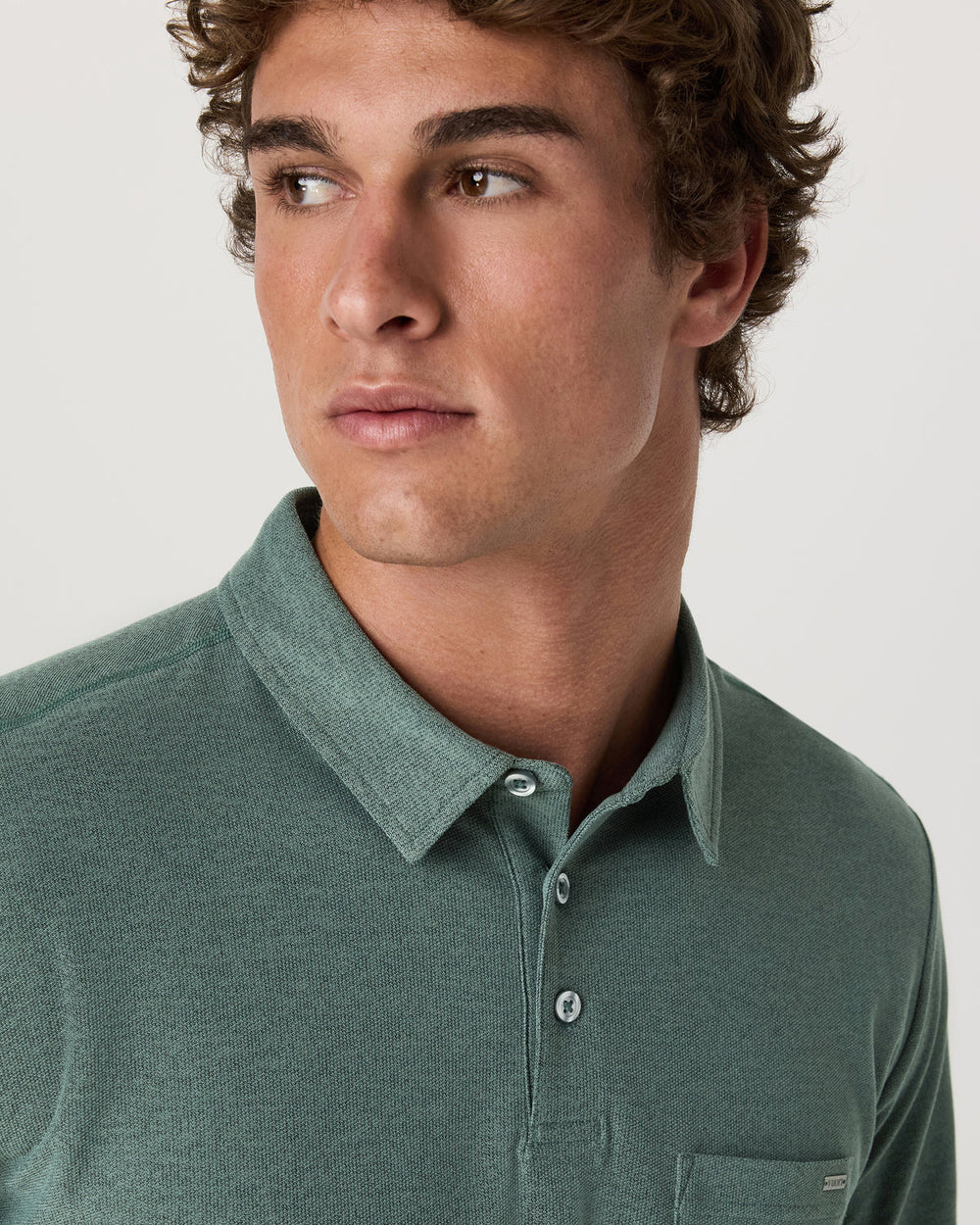 Ace Polo Men's Agate Green Performance Polo Shirt | Vuori for sale